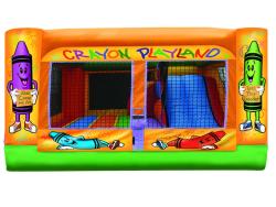 Inflatable 3-in-1 Mini Crayon Playhouse